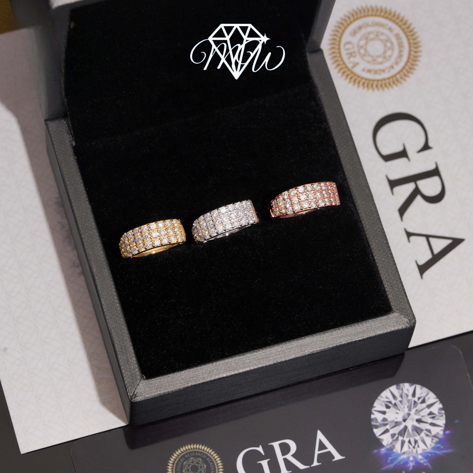 Moissanite Hoop Earrings – Iced Out Hip Hop Jewelry in 925 Sterling Silver with VVS Stones & Gold Plated