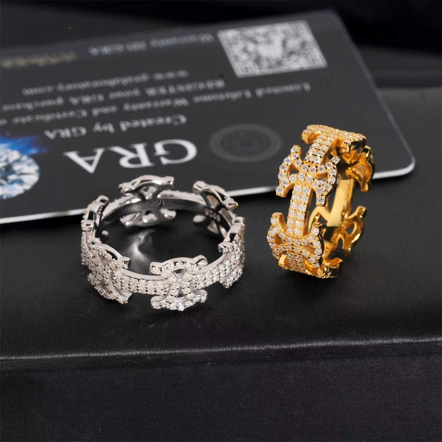 Bowknot Eternity VVS Moissanite Ring – Iced Out 925 Sterling